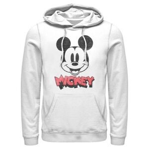 Men's Mickey & Friends Mickey Mouse Retro Headshot Pull Over Hoodie XL